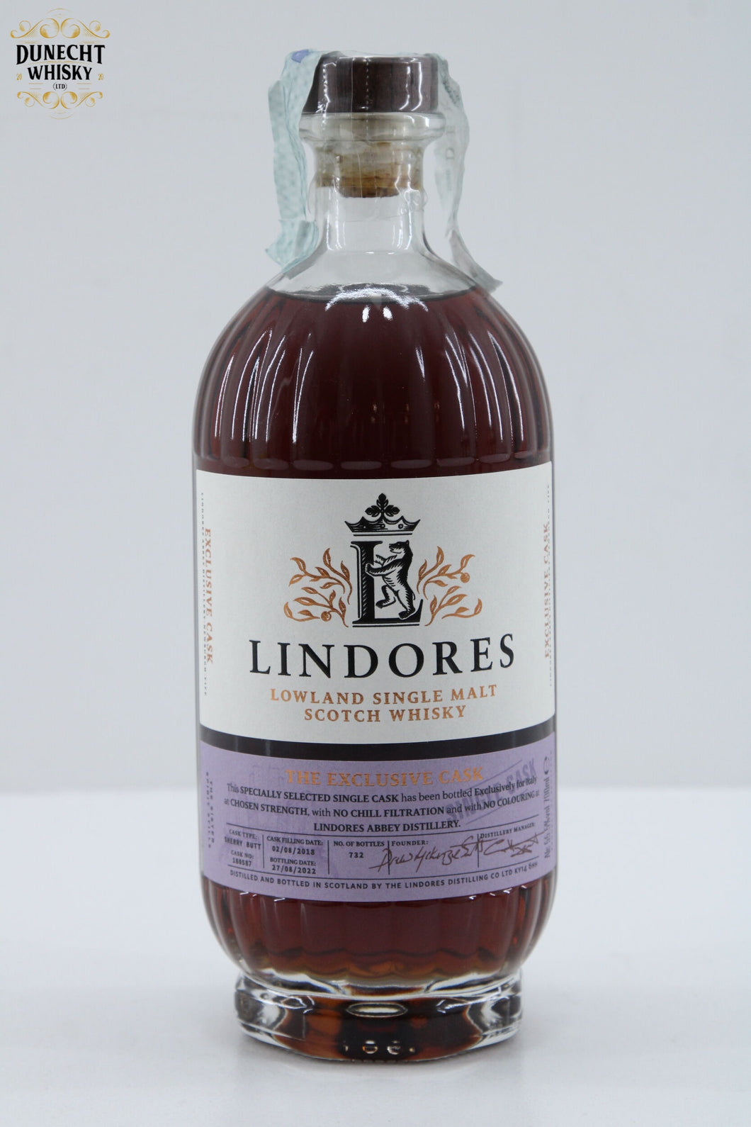 Lindores Abbey - The Exclusive Cask - Cask #180587 - Lost Dram Selections - Italy