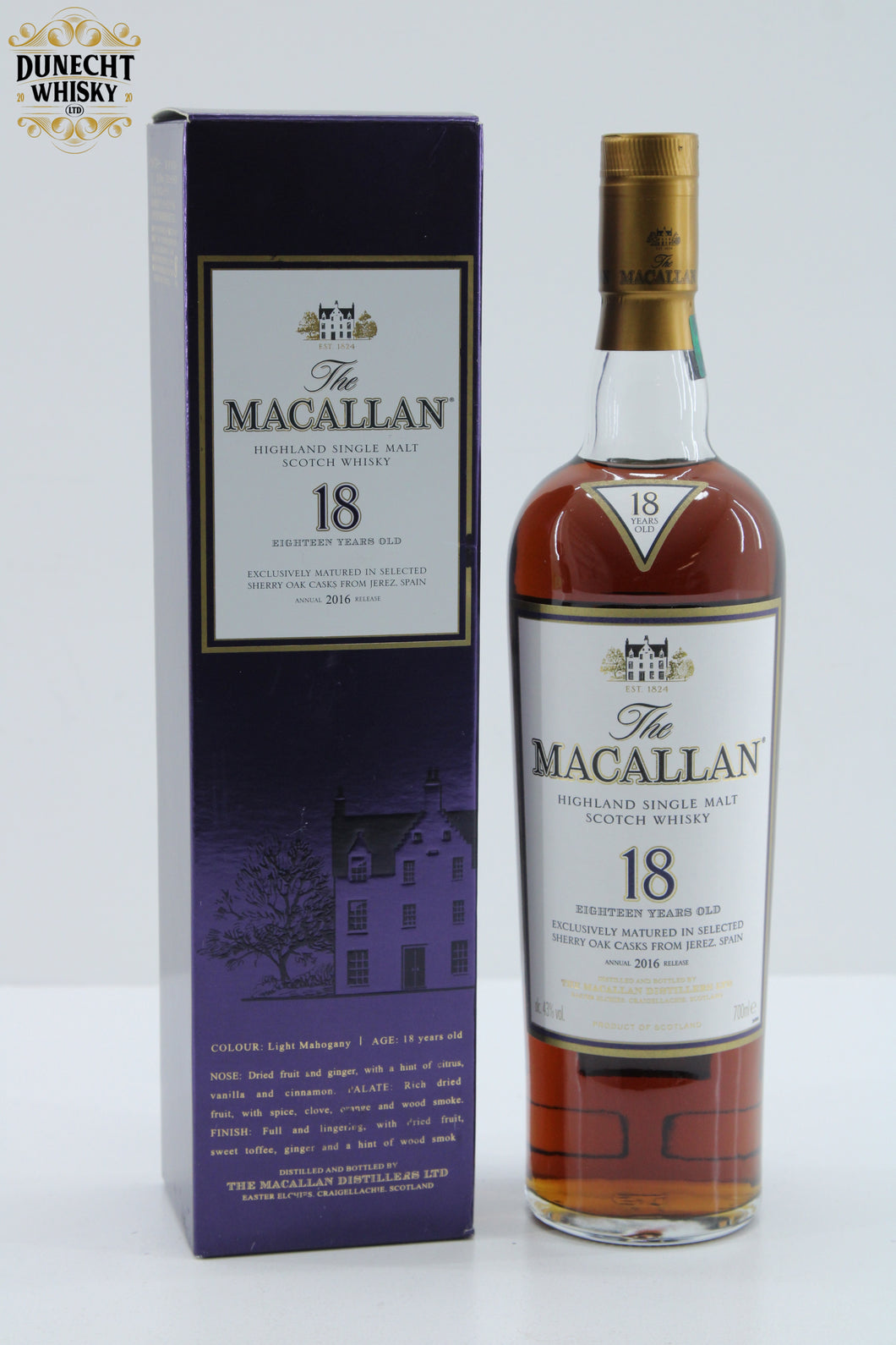 Macallan - 18 Years Old - 2016 Release