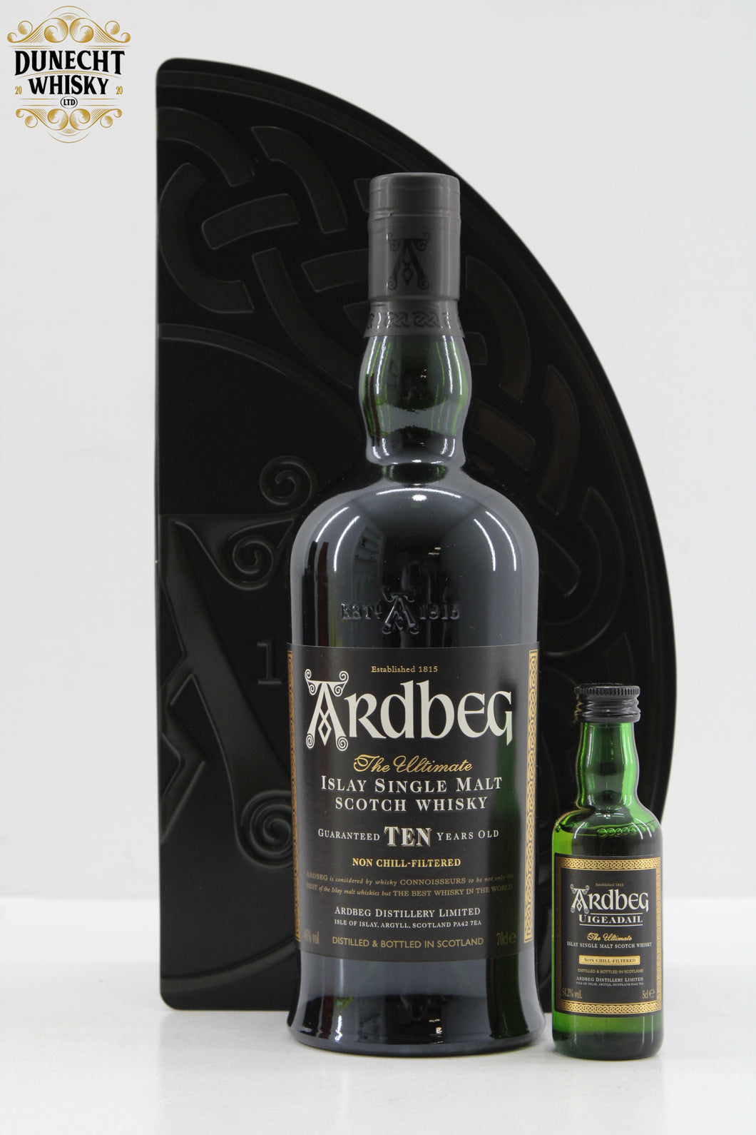 Ardbeg 10 Year Old Gift Pack with Uigeadail Miniature