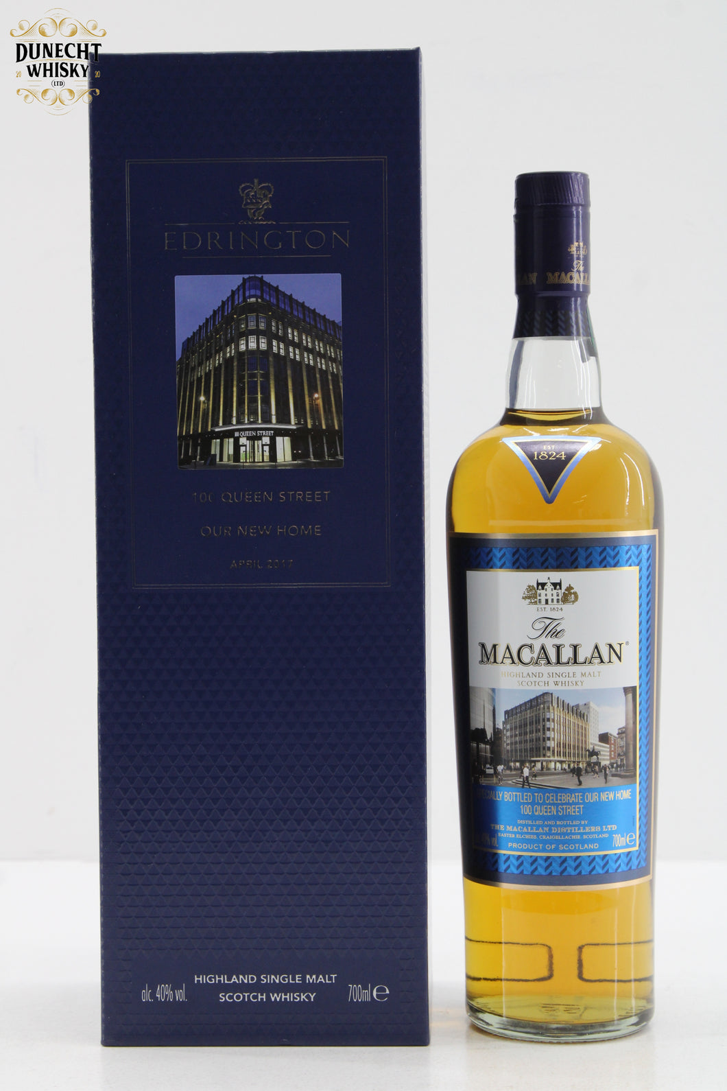 Macallan Welcome to 100 Queen Street / Edrington