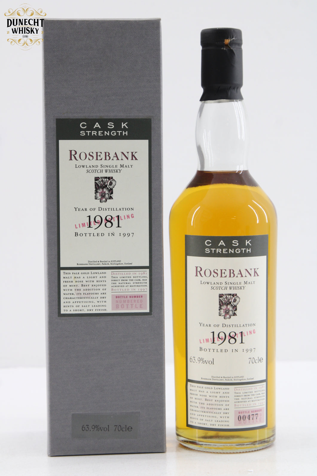 Rosebank 1981 Flora and Fauna Cask Strength