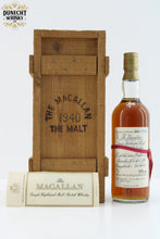 Load image into Gallery viewer, Macallan 1940 Handwritten Label
