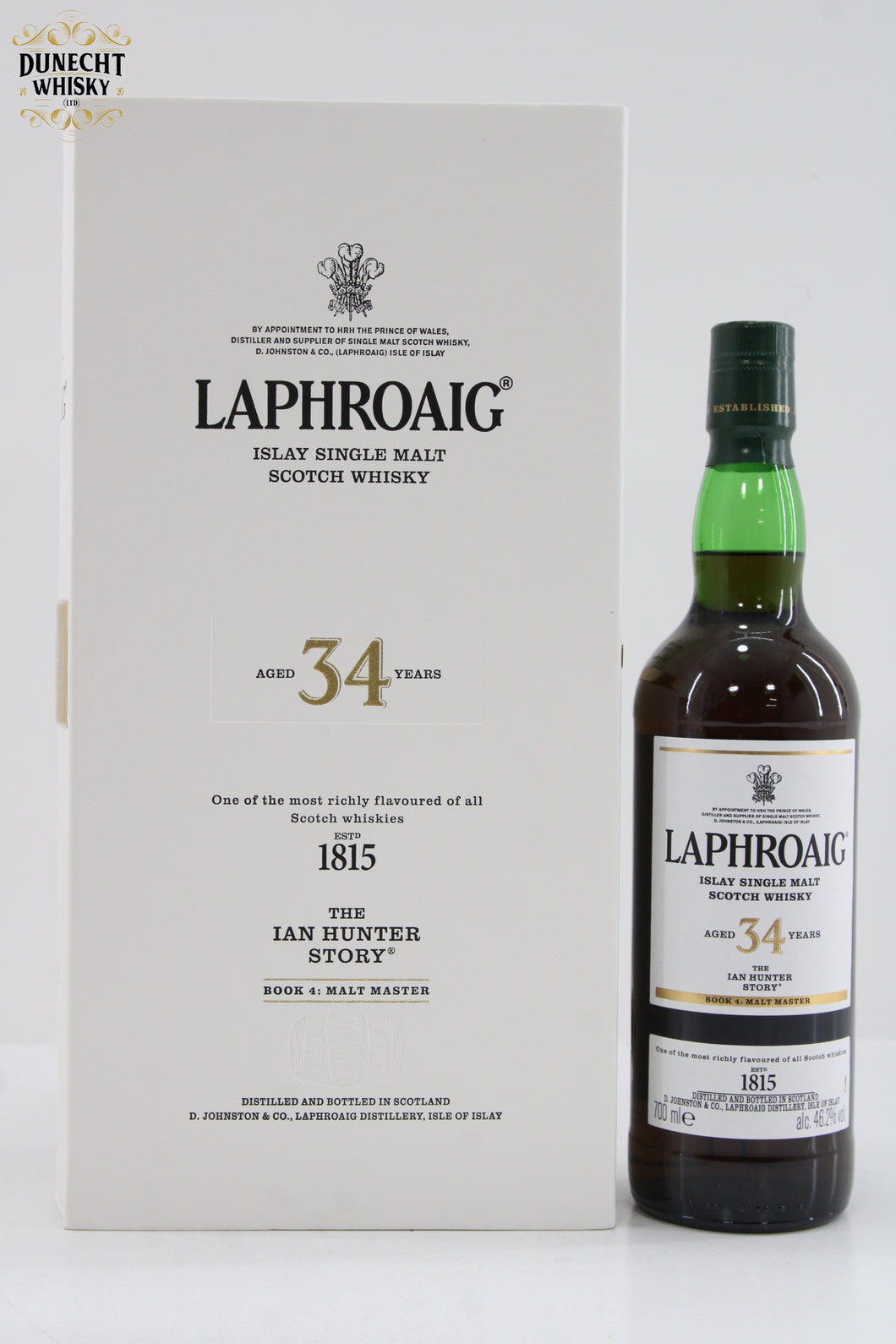 Laphroaig 34 Year Old The Ian Hunter Story Book 4