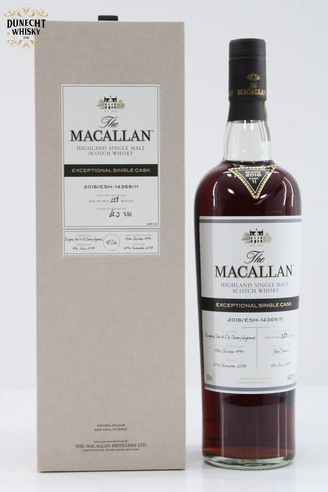 Macallan Exceptional Single Cask 2018 #14369-11